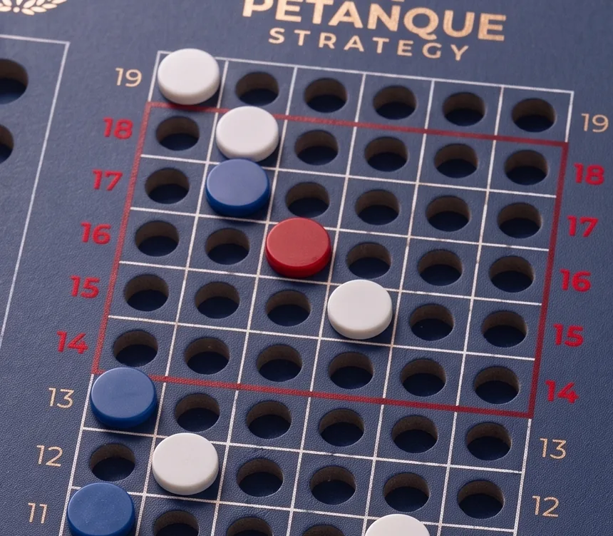 Les sphères sur le plateau